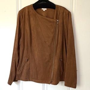 J. Jill Faux Suede Jacket